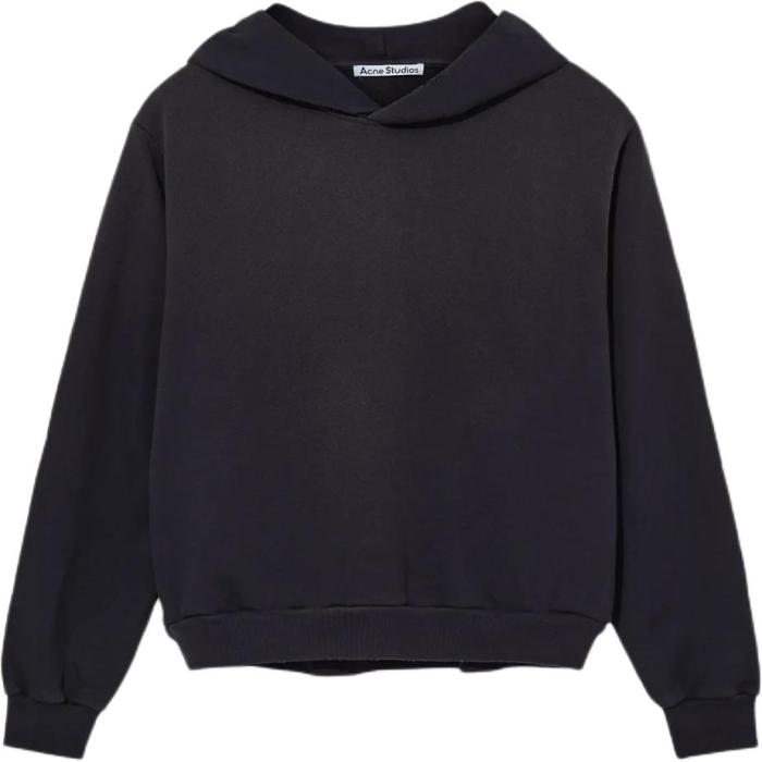 Acne Studios Sweatshirts Unisex Faded Black Hooded (Non-detachable) Moderate