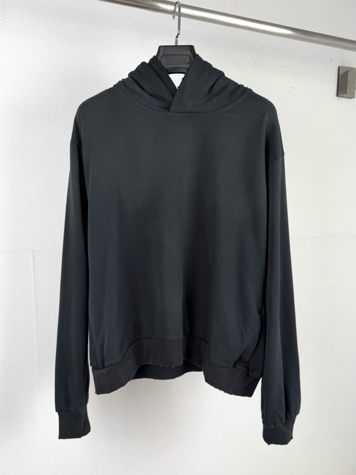 Acne Studios Sweatshirts Unisex Faded Black Hooded (Non-detachable) Moderate