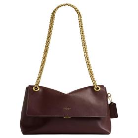 COACH Chelsea Cow Leather Crossbody Bags Large Women's Maple Brown CDS61-B4MPL size L30cm W12cm H18cm