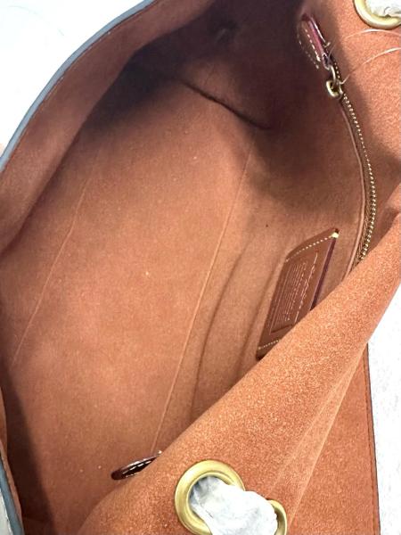 COACH Chelsea Cow Leather Crossbody Bags Large Women's Maple Brown CDS61-B4MPL size L30cm W12cm H18cm