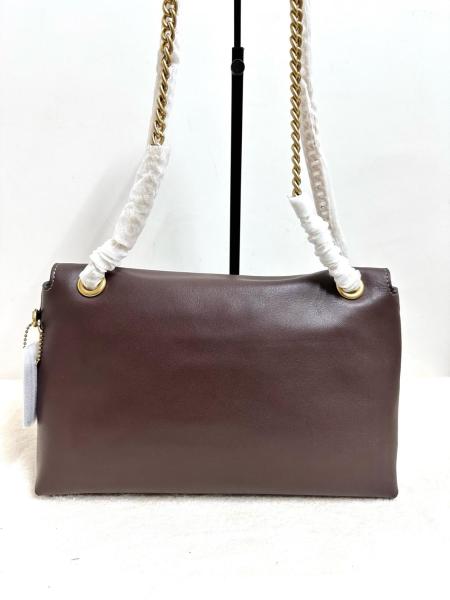 COACH Chelsea Cow Leather Crossbody Bags Large Women's Maple Brown CDS61-B4MPL size L30cm W12cm H18cm