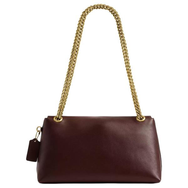 COACH Chelsea Cow Leather Crossbody Bags Large Women's Maple Brown CDS61-B4MPL size L30cm W12cm H18cm