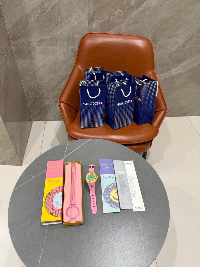 Swatch x Audemars Piguet AP Bioceramic Royal Pop Savonnette Otg Roz
