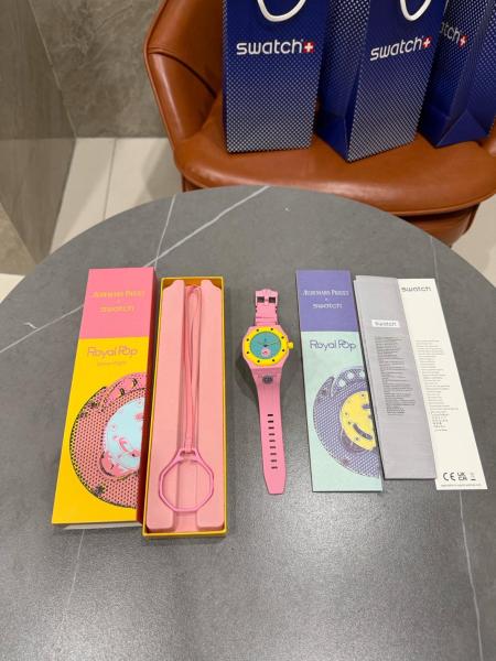 Swatch x Audemars Piguet AP Bioceramic Royal Pop Savonnette Otg Roz
