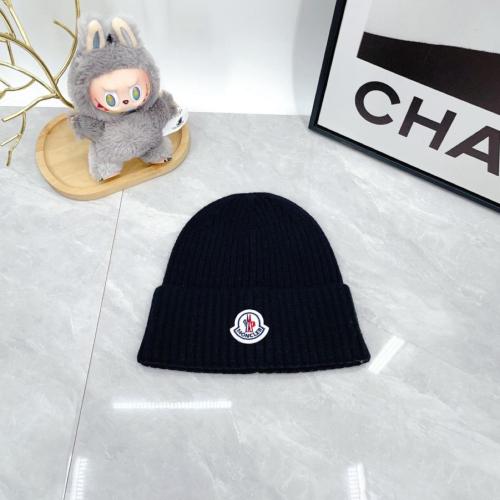 Moncler Logo-appliqué Ribbed-knit Beanie