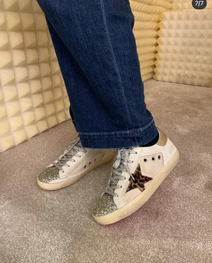 Golden Goose Super-Star Skate Shoes Women's Low-top Ecru