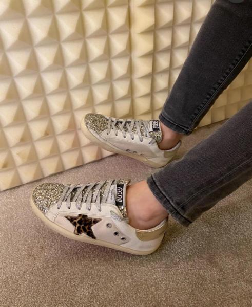 Golden Goose Super-Star Skate Shoes Women's Low-top Ecru