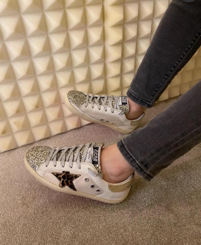 Golden Goose Super-Star Skate Shoes Women's Low-top Ecru