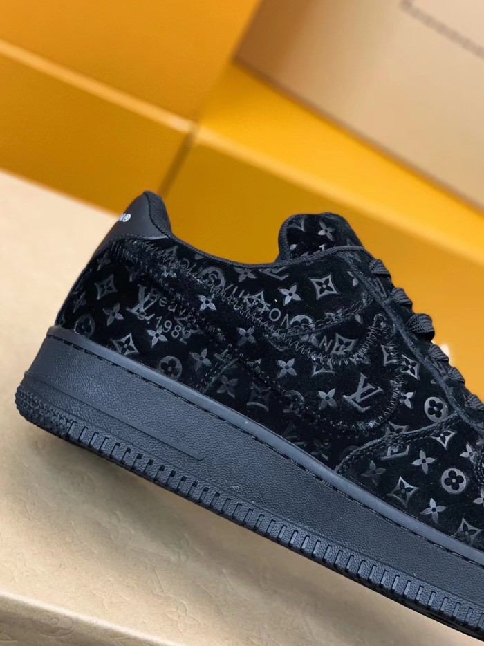 Louis Vuitton Nike Air Force 1 Low By Virgil Abloh Black