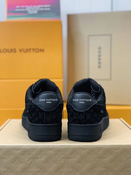 Louis Vuitton Nike Air Force 1 Low By Virgil Abloh Black