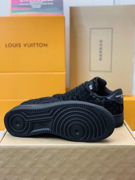 Louis Vuitton Nike Air Force 1 Low By Virgil Abloh Black