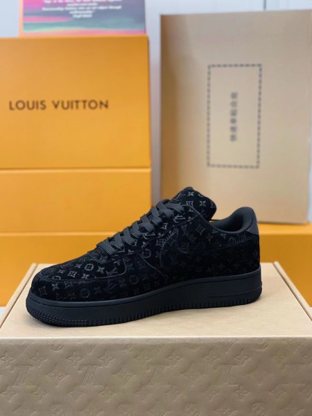 Louis Vuitton Nike Air Force 1 Low By Virgil Abloh Black