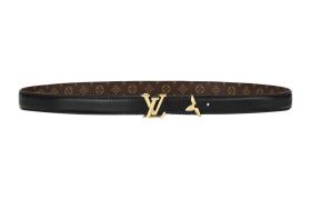 LOUIS VUITTON Lv Pretty Lv 20mm Reversible Belt 