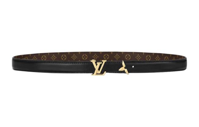 LOUIS VUITTON Lv Pretty Lv 20mm Reversible Belt 
