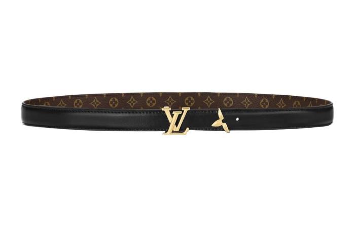 LOUIS VUITTON Lv Pretty Lv 20mm Reversible Belt 