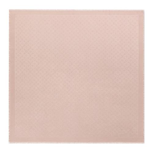 LOUIS VUITTON Original Design Silk Shawls Unisex Pink M79495 142.5*142.5CM