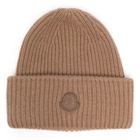 Moncler Logo appliqué Beanie
