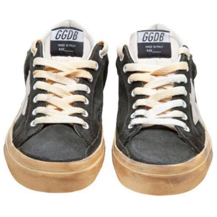 Golden Goose Super Star Suede Low top Skateboard Shoes Black