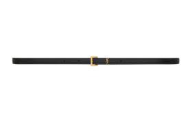 SAINT LAURENT Cassandre Extra Thin Belt 1 cm wide 
