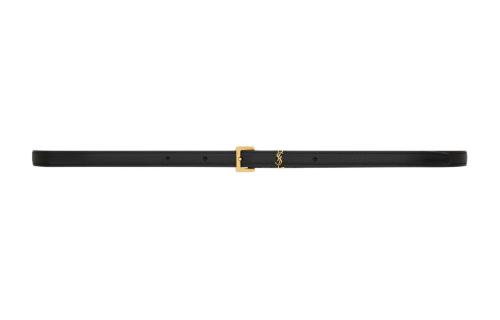 SAINT LAURENT Cassandre Extra Thin Belt 1 cm wide 