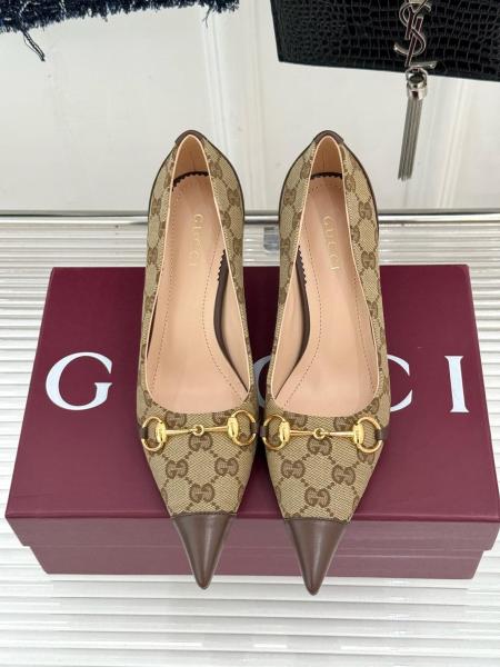 GUCCI High Heels Women's Sand & Brown