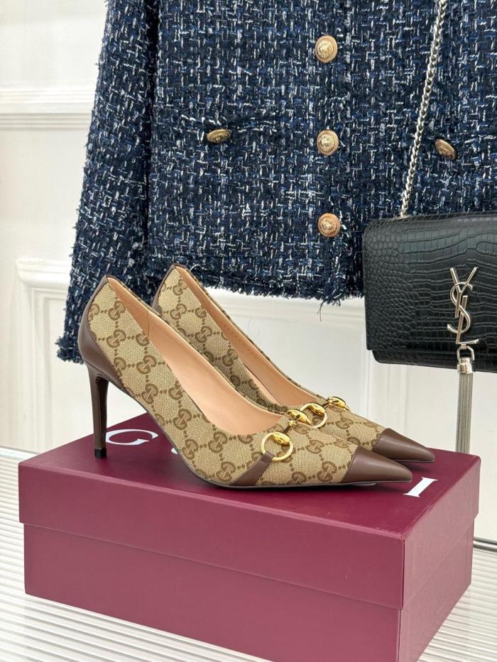 GUCCI High Heels Women's Sand & Brown