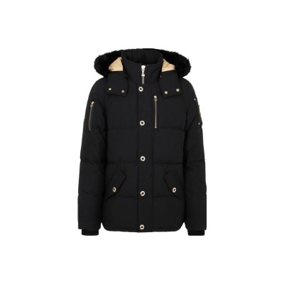 Moose Knuckles 3Q Logo Plaque Padded Jacket