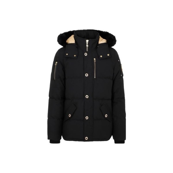 Moose Knuckles 3Q Logo Plaque Padded Jacket