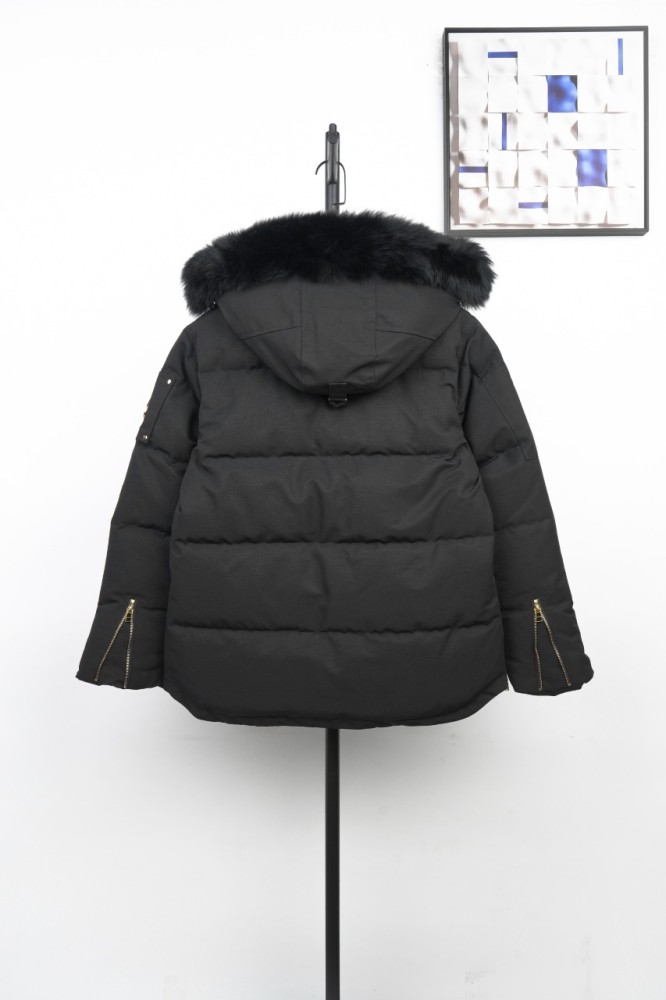 Moose Knuckles 3Q Logo Plaque Padded Jacket