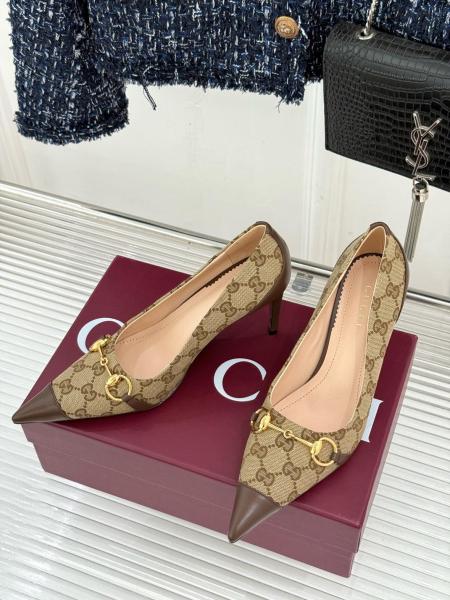 GUCCI High Heels Women's Sand & Brown