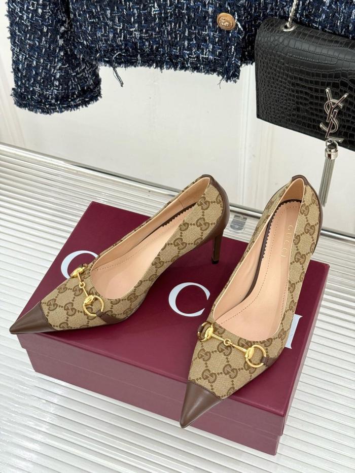 GUCCI High Heels Women's Sand & Brown