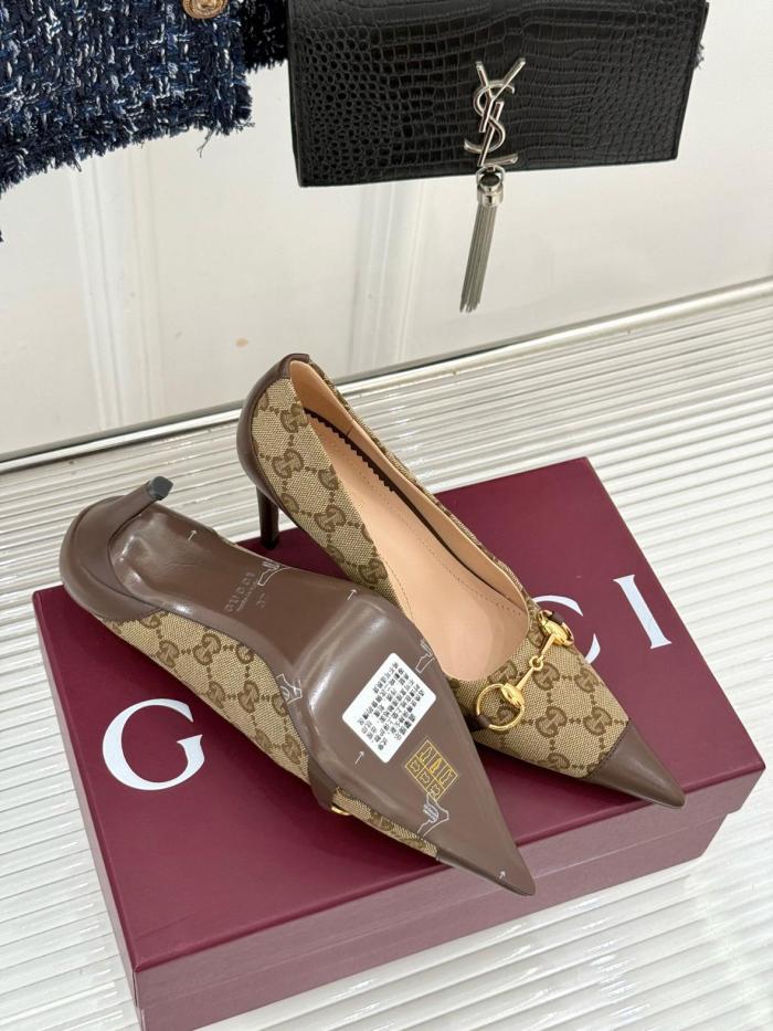 GUCCI High Heels Women's Sand & Brown