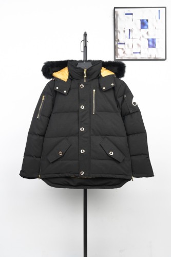 Moose Knuckles 3Q Logo Plaque Padded Jacket