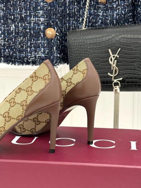 GUCCI High Heels Women's Sand & Brown