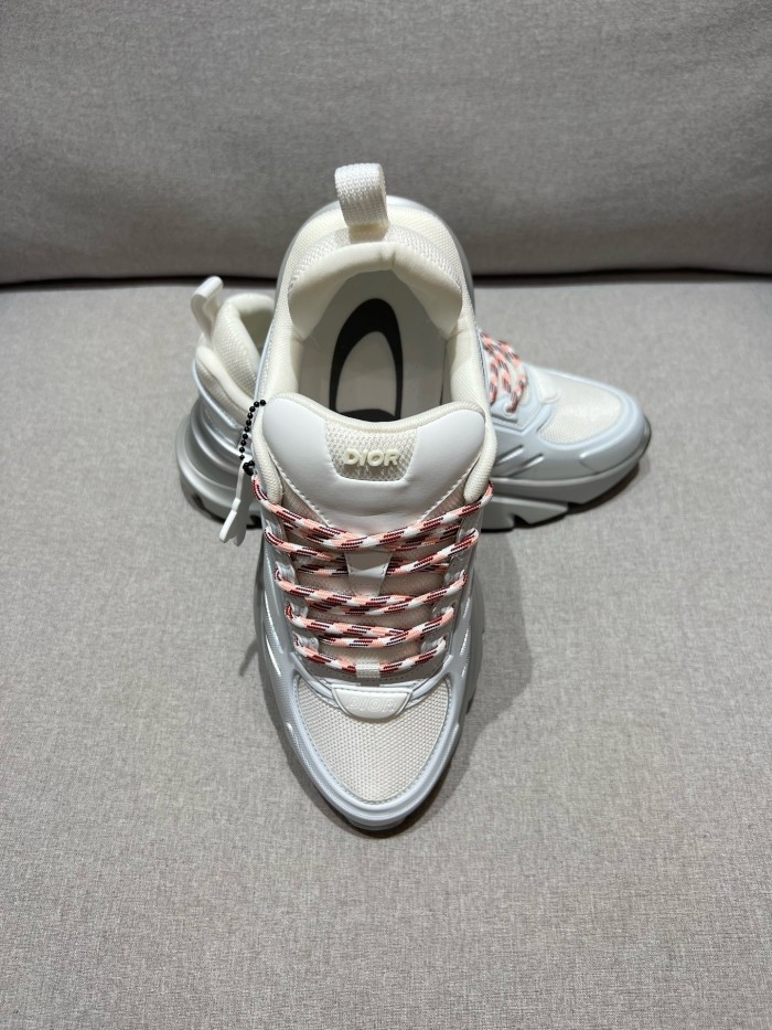 DIOR Lewis Hamilton B44 Blade Fabric Low top Chunky Sneakers Men's Gradient White Limited Edition Numbered Edition