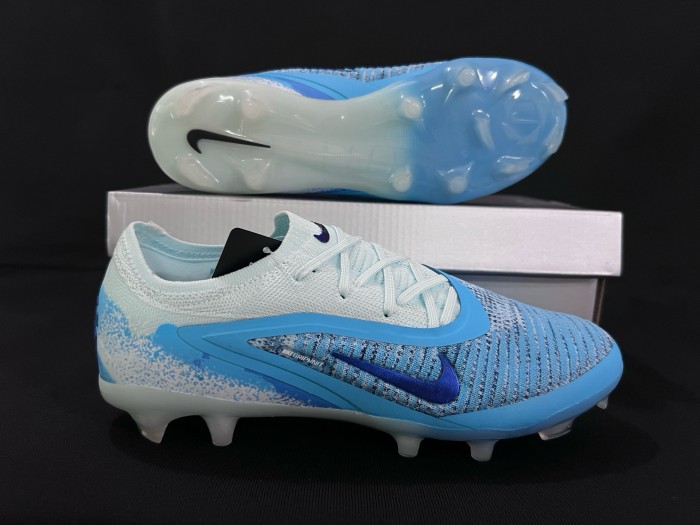 Nike Phantom 6 Soccer Shoes Unisex Low-top Baltic Sea Blue/Glacier Blue/Eclipse Blue