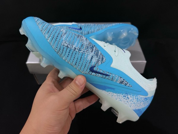 Nike Phantom 6 Soccer Shoes Unisex Low-top Baltic Sea Blue/Glacier Blue/Eclipse Blue