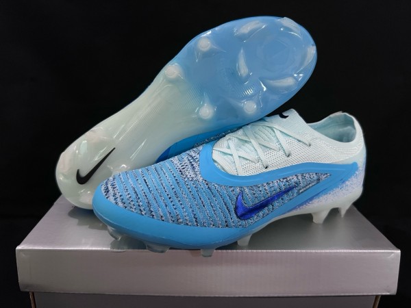 Nike Phantom 6 Soccer Shoes Unisex Low-top Baltic Sea Blue/Glacier Blue/Eclipse Blue