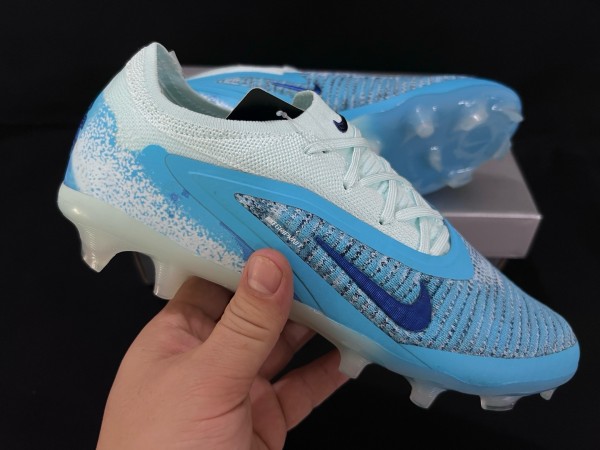 Nike Phantom 6 Soccer Shoes Unisex Low-top Baltic Sea Blue/Glacier Blue/Eclipse Blue