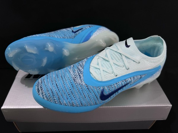Nike Phantom 6 Soccer Shoes Unisex Low-top Baltic Sea Blue/Glacier Blue/Eclipse Blue