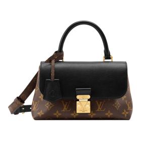 LOUIS VUITTON Madeleine Monogram Coated Canvas Shoulder Bag, Crossbody Bag, Handbag Small Women's Brown & Black M27511 L24.5*W8*H16 cm