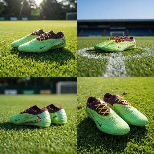 Nike x Cactus Jack Phantom 6 Soccer Shoes Men's Bright Neon Green