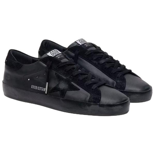 Golden Goose Super Star Low top Skateboard Shoes Black