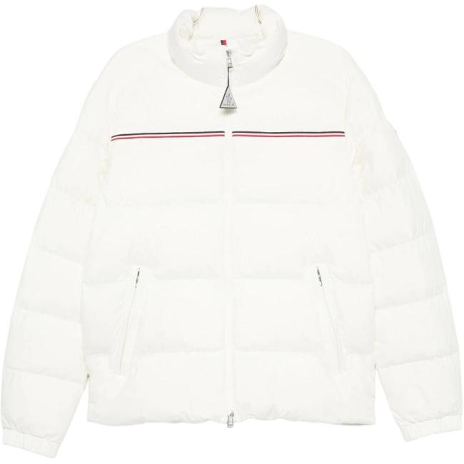 Moncler Logo Patch Zip Up Jacket