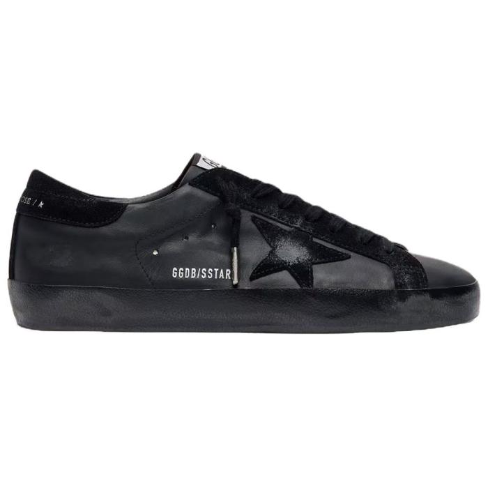Golden Goose Super Star Low top Skateboard Shoes Black