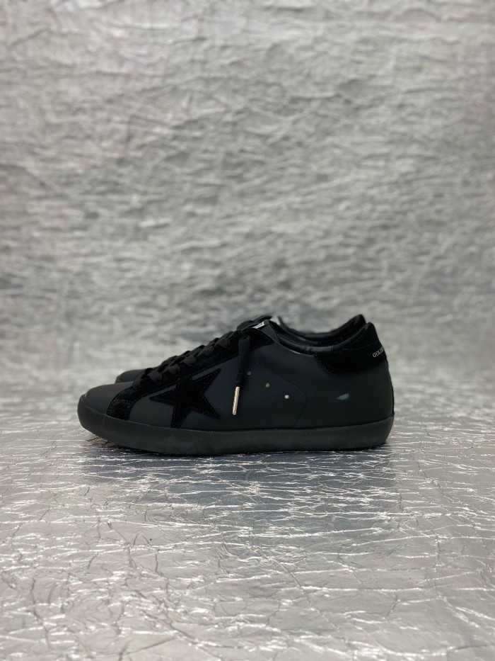 Golden Goose Super Star Low top Skateboard Shoes Black