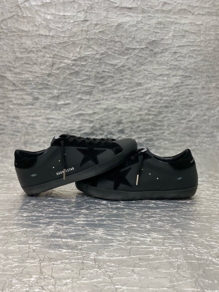 Golden Goose Super Star Low top Skateboard Shoes Black