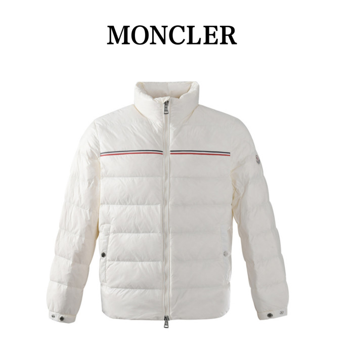 Moncler Logo Patch Zip Up Jacket