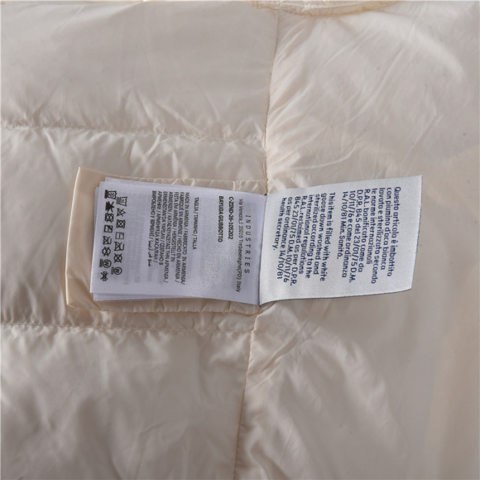 Moncler Logo Patch Zip Up Jacket