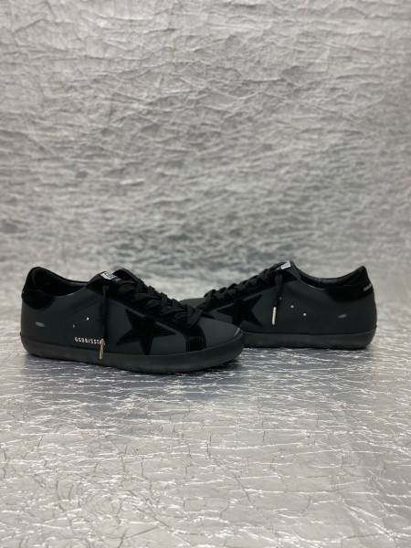 Golden Goose Super Star Low top Skateboard Shoes Black